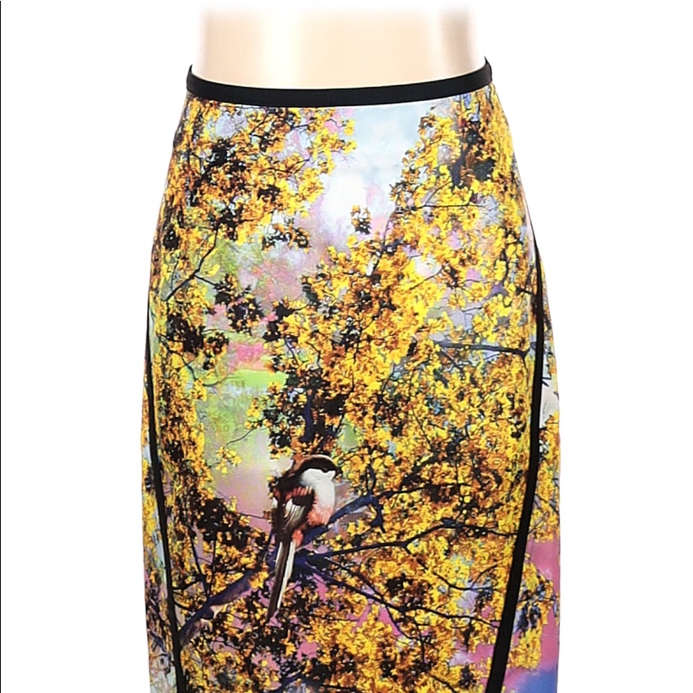 Ted Baker bird print pencil skirt. - Picture 5 of 11